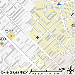 埼玉県越谷市弥十郎9周辺の地図