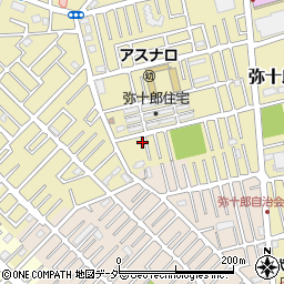 埼玉県越谷市弥十郎768-7周辺の地図