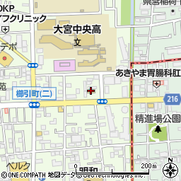 ファミリーマートさいたま櫛引町二丁目店周辺の地図