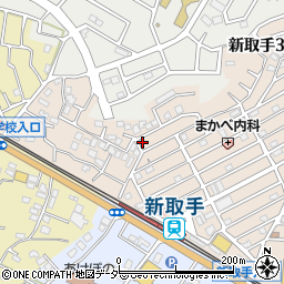茨城県取手市新取手3丁目10-2周辺の地図