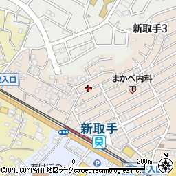 茨城県取手市新取手3丁目10-24周辺の地図