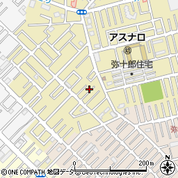 埼玉県越谷市弥十郎64-5周辺の地図