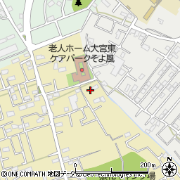 埼玉県さいたま市見沼区南中野1115-3周辺の地図