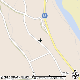 岐阜県下呂市萩原町尾崎260-1周辺の地図