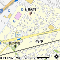 茨城県取手市谷中46周辺の地図