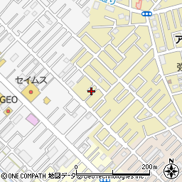 埼玉県越谷市弥十郎8-10周辺の地図