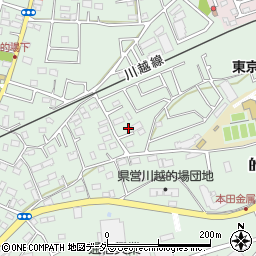 埼玉県川越市的場1825-6周辺の地図