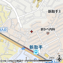 茨城県取手市新取手3丁目10-5周辺の地図