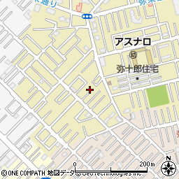 埼玉県越谷市弥十郎63-5周辺の地図