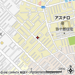 埼玉県越谷市弥十郎60周辺の地図