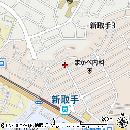 茨城県取手市新取手3丁目10-21周辺の地図