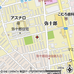 埼玉県越谷市弥十郎776周辺の地図