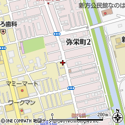 埼玉県越谷市弥十郎528-1周辺の地図