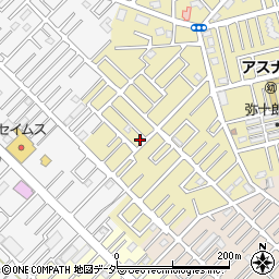 埼玉県越谷市弥十郎33周辺の地図