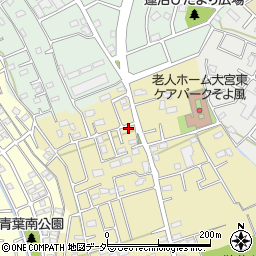 埼玉県さいたま市見沼区南中野1191-1周辺の地図