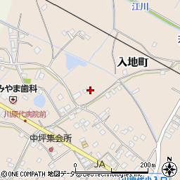 茨城県龍ケ崎市入地町周辺の地図