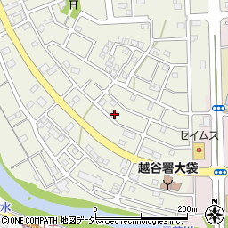 埼玉県越谷市大道361周辺の地図