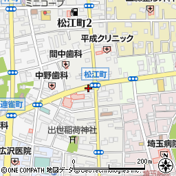 埼玉県川越市松江町周辺の地図