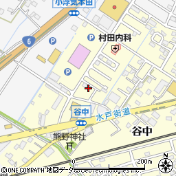 茨城県取手市谷中31周辺の地図