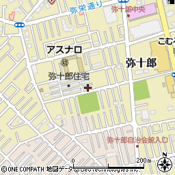 埼玉県越谷市弥十郎753周辺の地図
