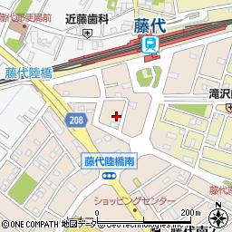 チケパ藤代駅前第５駐車場周辺の地図