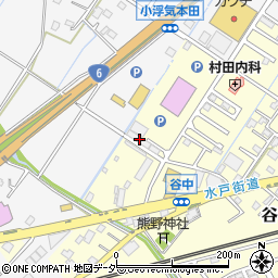 茨城県取手市谷中11周辺の地図