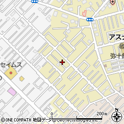 埼玉県越谷市弥十郎36-10周辺の地図