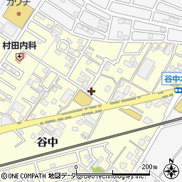 茨城県取手市谷中72周辺の地図