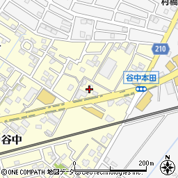 茨城県取手市谷中125周辺の地図
