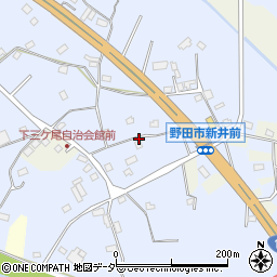 千葉県野田市下三ケ尾230周辺の地図