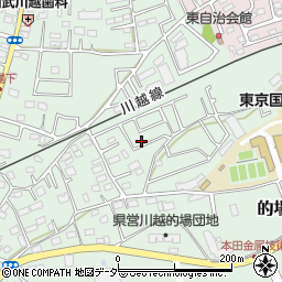 埼玉県川越市的場1828-48周辺の地図