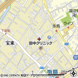 埼玉県さいたま市西区宝来1518-1周辺の地図