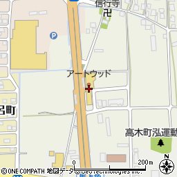 シュクレ福井店周辺の地図