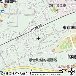 埼玉県川越市的場1828-47周辺の地図