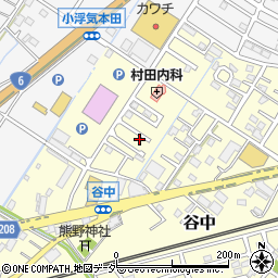 茨城県取手市谷中32周辺の地図