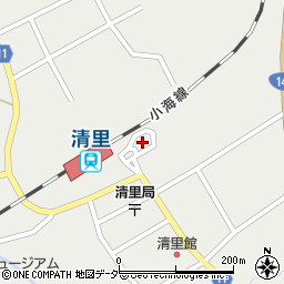 清里駅前駐車場周辺の地図