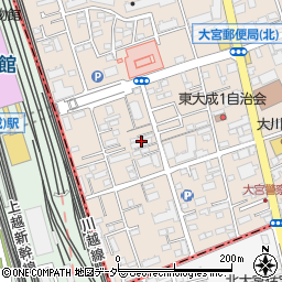 東大成ハイツ周辺の地図