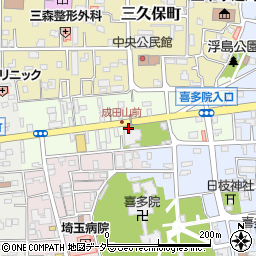 埼玉県川越市久保町周辺の地図