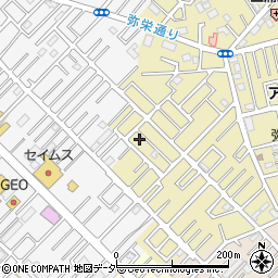 埼玉県越谷市弥十郎41-5周辺の地図