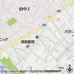 津田医院周辺の地図