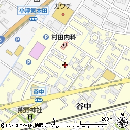 茨城県取手市谷中33周辺の地図