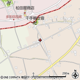 埼玉県日高市田波目832周辺の地図