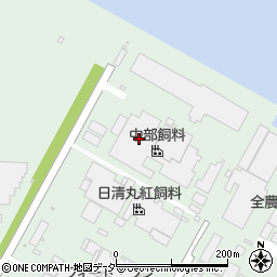 中部飼料株式会社　鹿島工場周辺の地図