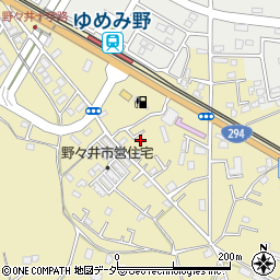 茨城県取手市野々井824周辺の地図