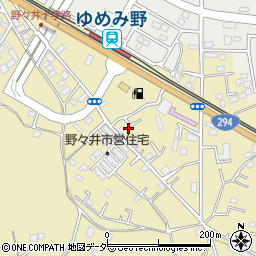茨城県取手市野々井824-4周辺の地図