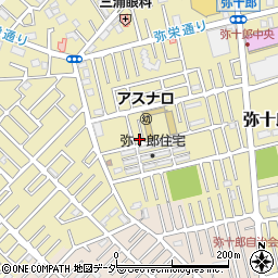 埼玉県越谷市弥十郎734-6周辺の地図