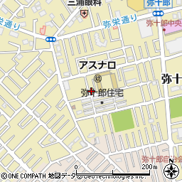 埼玉県越谷市弥十郎733-4周辺の地図