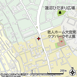 埼玉県さいたま市見沼区南中野1195-5周辺の地図