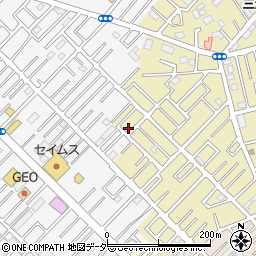 埼玉県越谷市弥十郎42-2周辺の地図