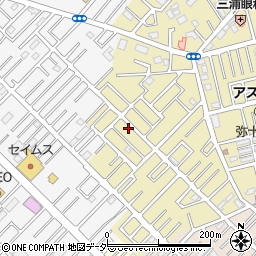 埼玉県越谷市弥十郎39周辺の地図